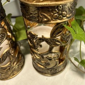 Pier 1 Scrollwork Candle Holders, size 6 x 3